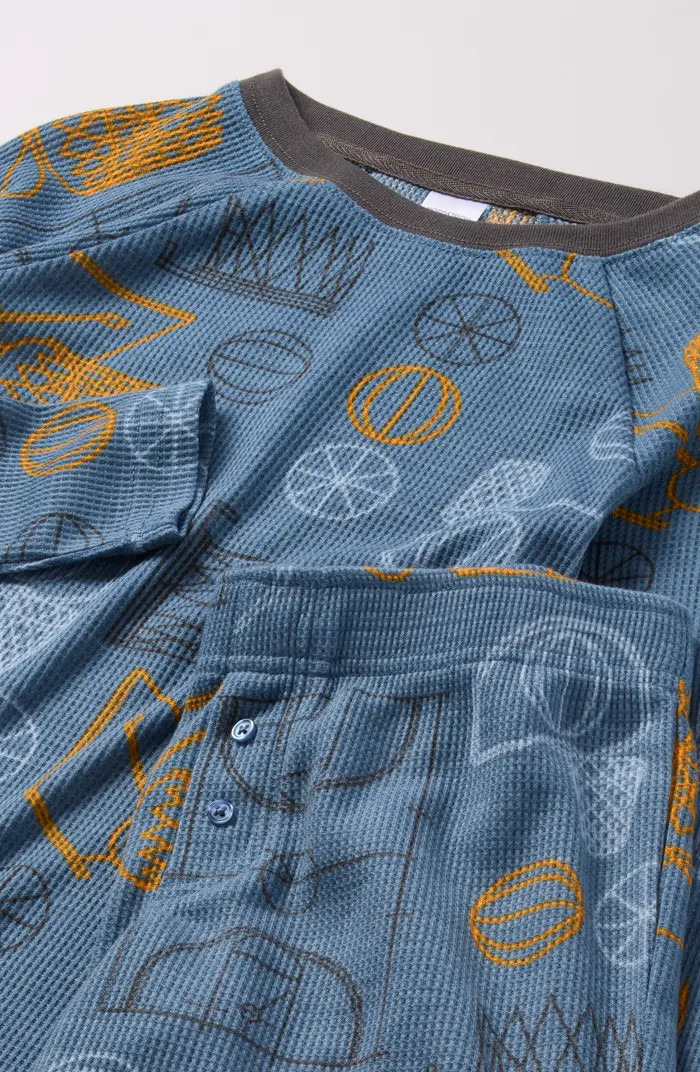 Nordstrom Kids' Two-Piece Henley Short Pajamas | Nordstrom | Nordstrom