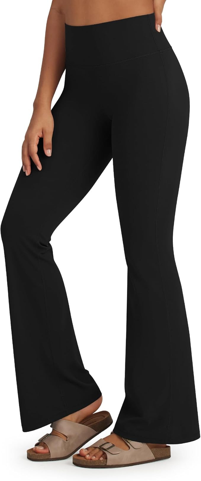 Promover Bootcut Yoga Pants for Women High Waist Dress Pants Flare Leggings 29" 31" 33" Workout P... | Amazon (US)