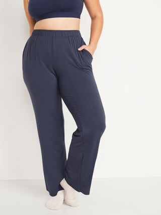 Mid-Rise Sunday Sleep Ultra-Soft Pajama Pants for Women | Old Navy (US)