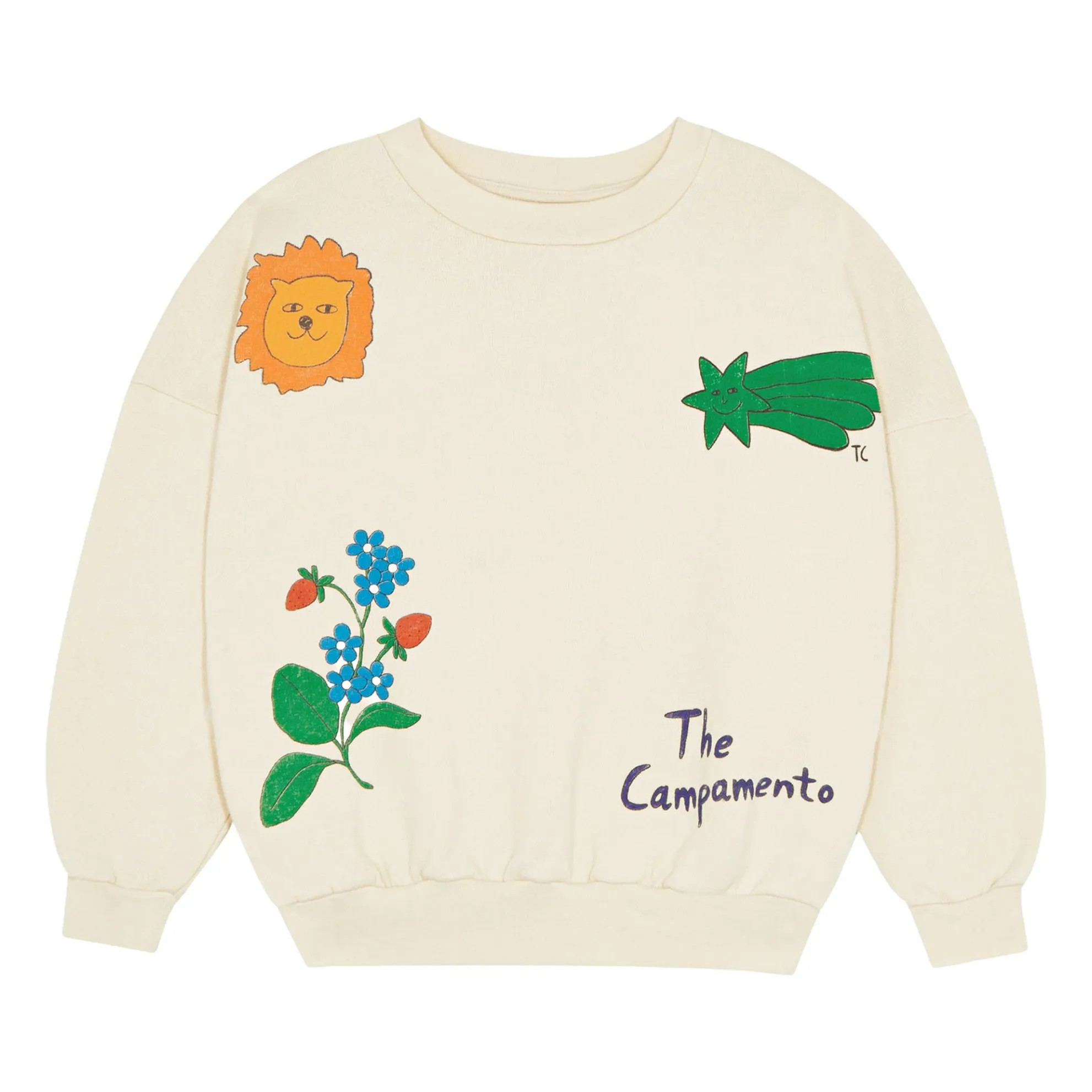 Oversize-Sweatshirt The Campamento | Seidenfarben | Smallable