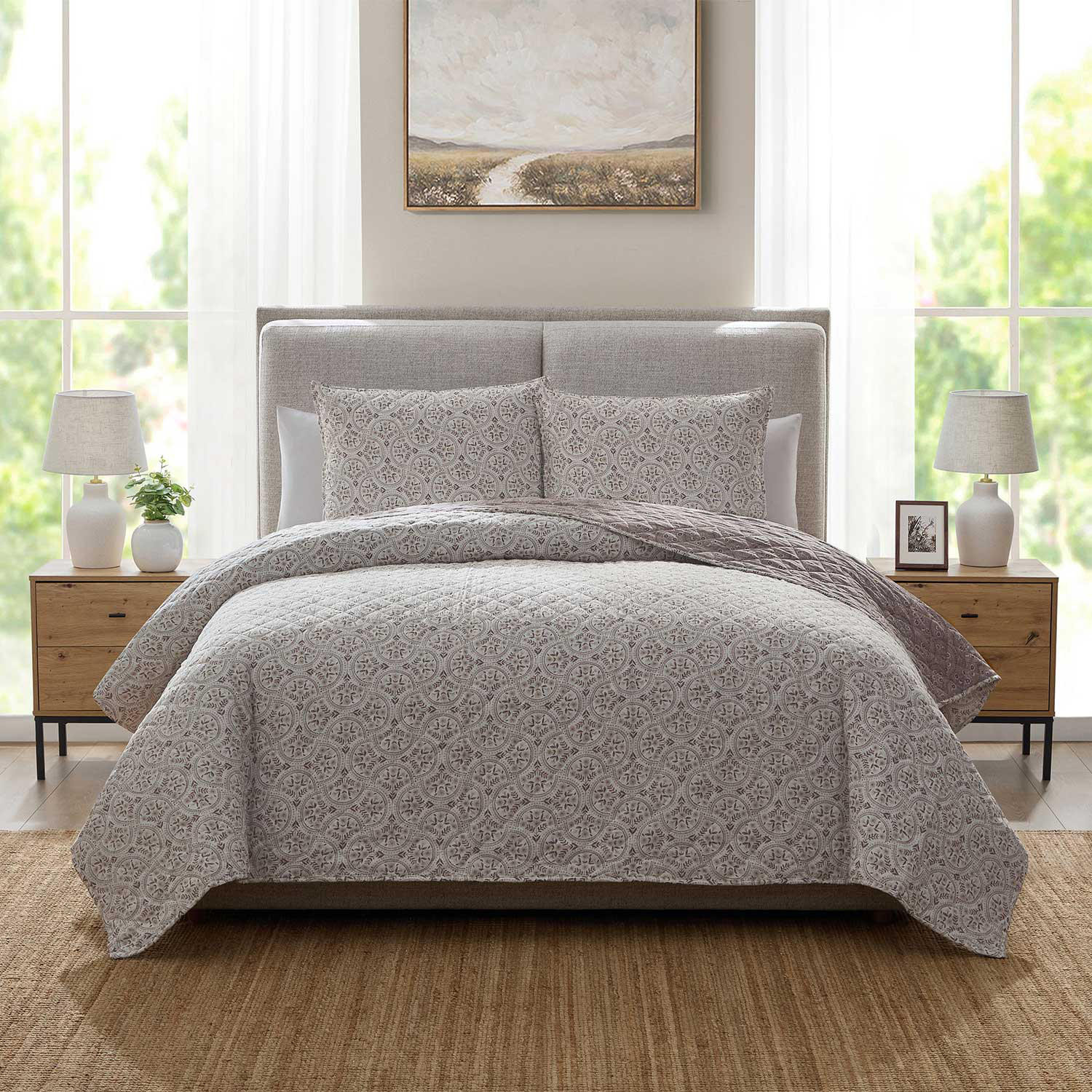 details by Becki Owens Poly Cotton Gauze 3-Piece Quilt Sets, Assorted Styles | Sam's Club