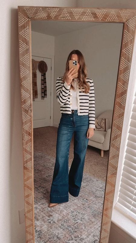 Full review of the J.Crew trouser, Jean and Wesley wash. I have both the petite length and the regular length and I compare the two. I size down one size. And they do shrink up after washing and drying. 

#LTKVideo #LTKMostLoved #LTKworkwear