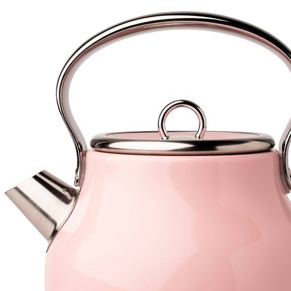 Heritage 1.7 Lt Stainless Steel Electric Kettle with Auto Shut-Off - Pink | Target