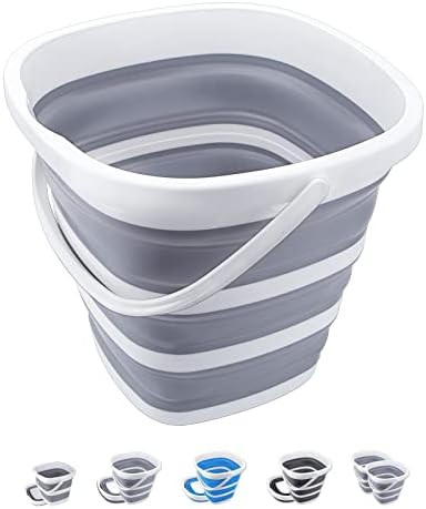 Amazon.com: Craftend Collapsible Bucket, Cleaning Bucket Mop Bucket Folding Foldable Portable 5L ... | Amazon (US)