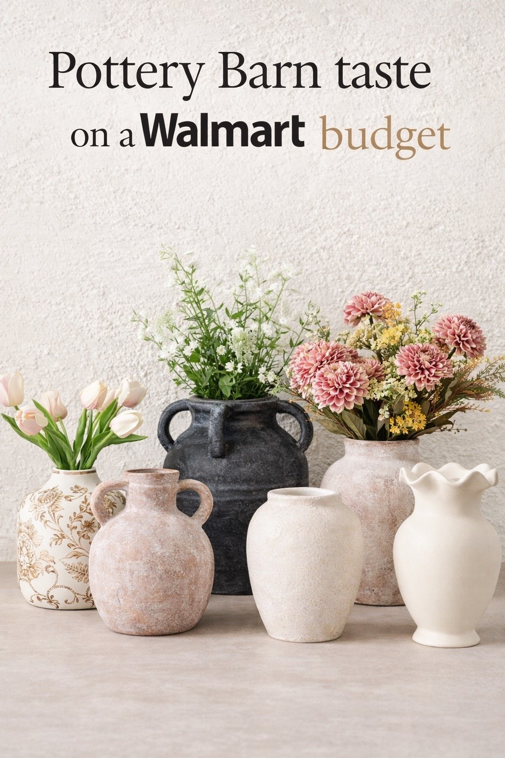Pottery Barn Style on a Walmart Budget 🤍 | Affordable Ceramic Vase Finds

#LTKSaleAlert #LTKHome #LTKSeasonal