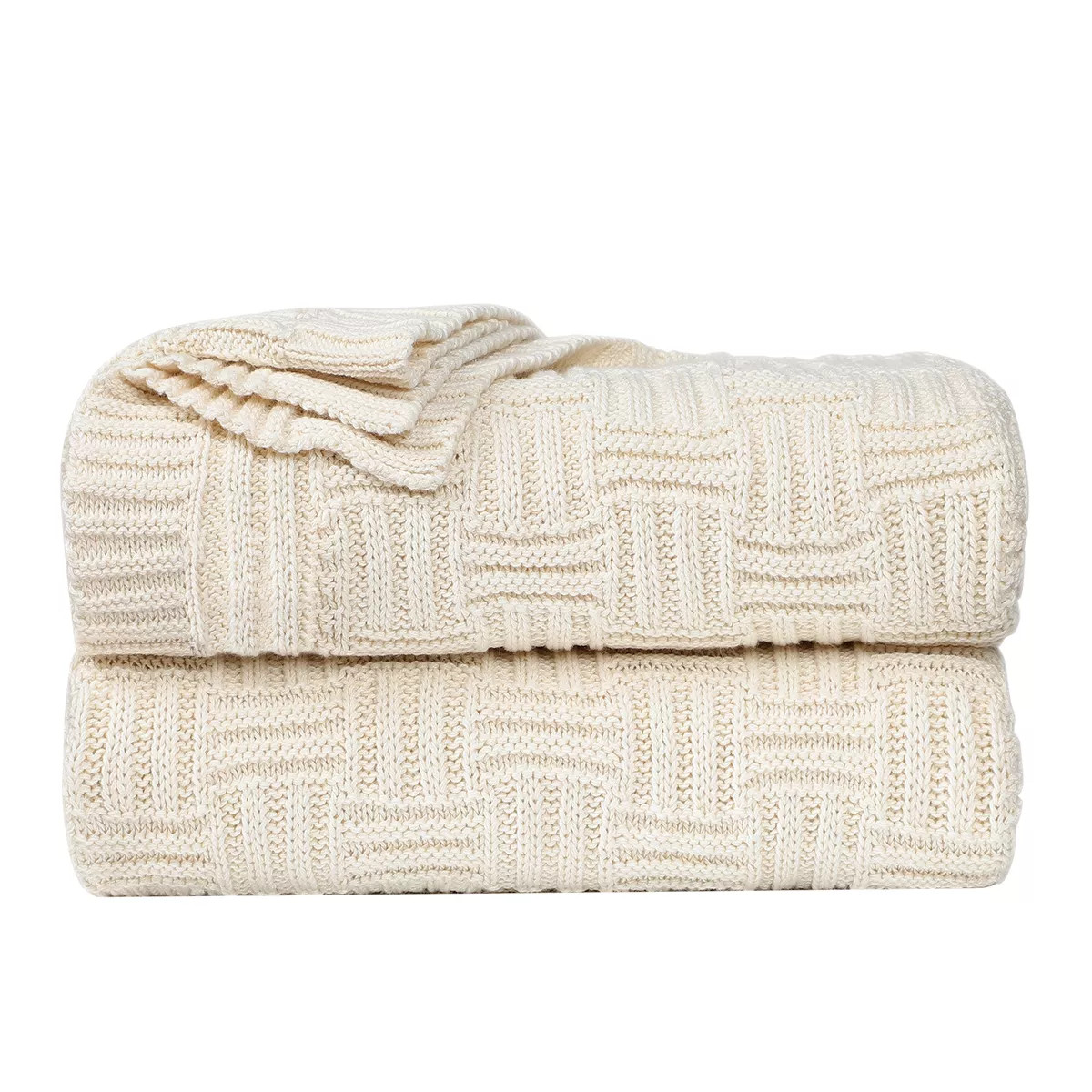 Knitted Soft 100% Cotton Home Bed Blankets - PiccoCasa | Target