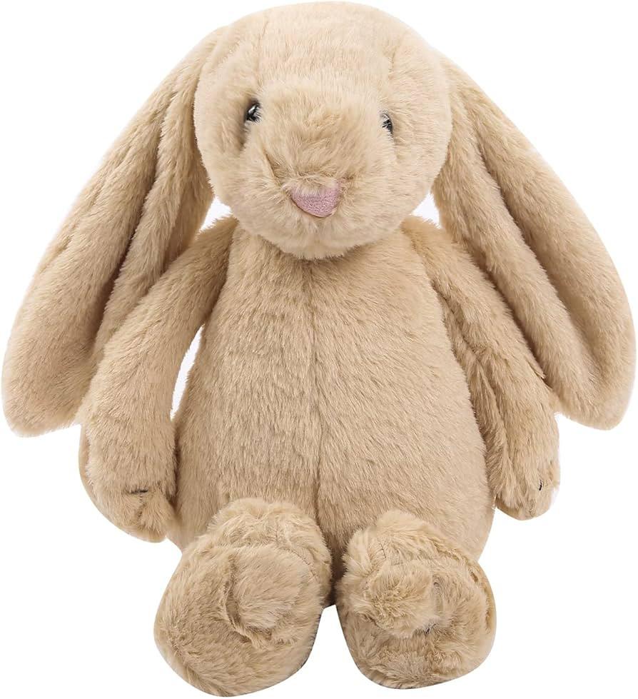 Bunny Stuffed Animal, Cute Bunny Plush Toy, Stuffed Bunny with Long Floppy Ears, Fluffy Rabbit St... | Amazon (US)