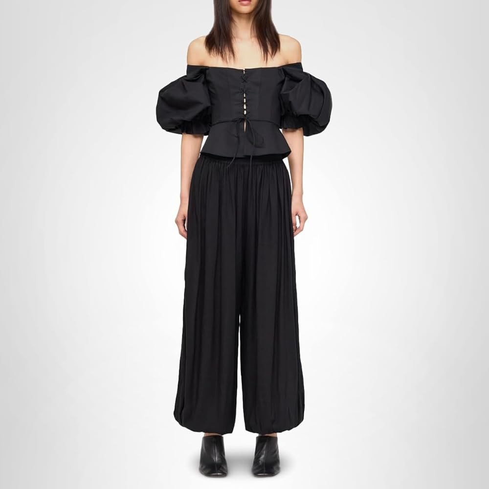 Ronny Kobo womens Parachute Linen Dickens Pant | Amazon (US)