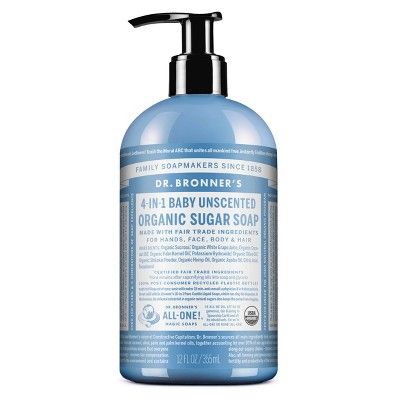 Dr. Bronner's Organic Baby Sugar Soap - Unscented | Target