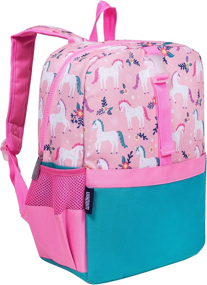 Wildkin Kids Backpack for Boys & Girls, Pack-it-All, Lightweight 15" Bookbag with Padded Straps ... | Amazon (US)