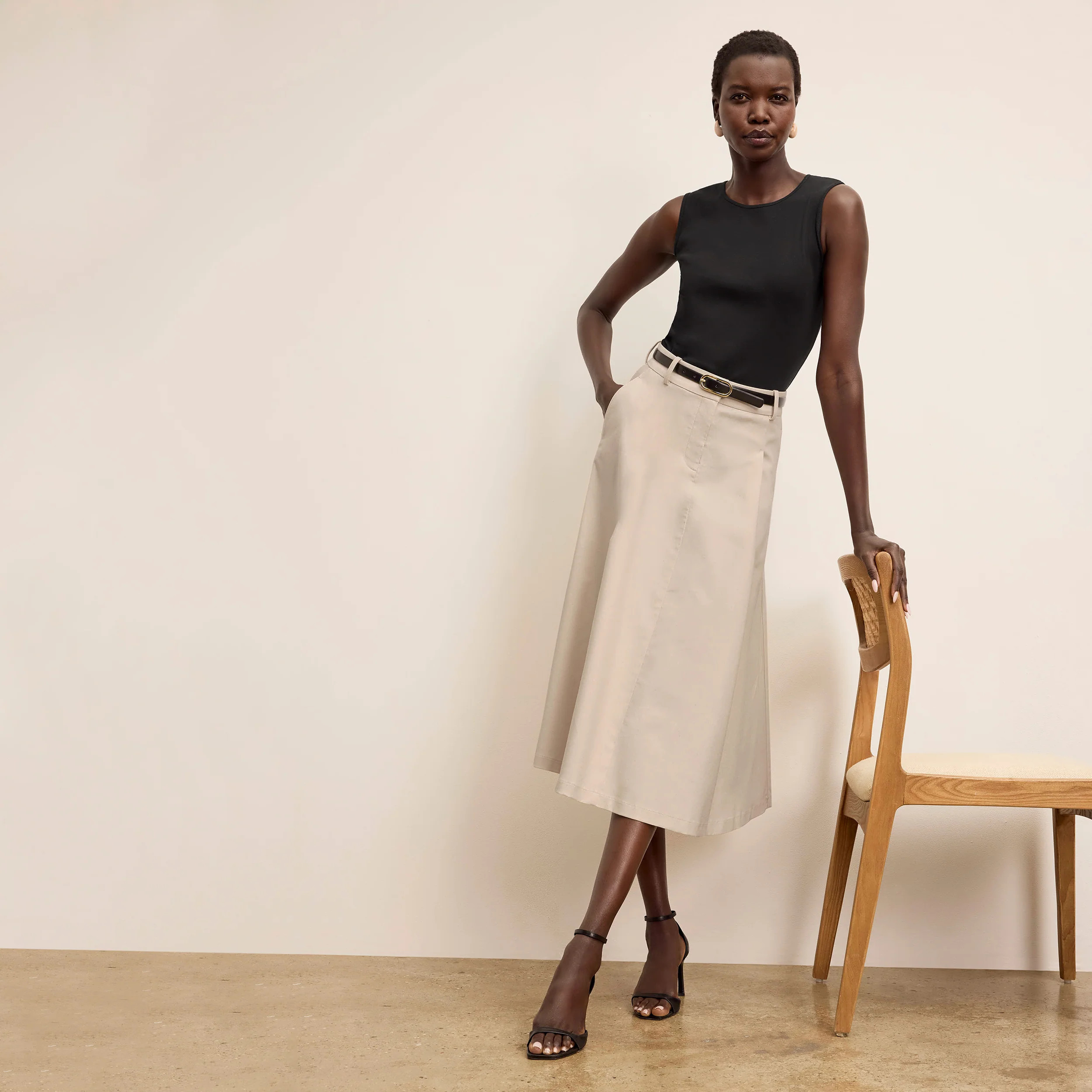 M.M.LaFleur The Olia Breeze Skirt - Cotton Viscose | MM LaFleur