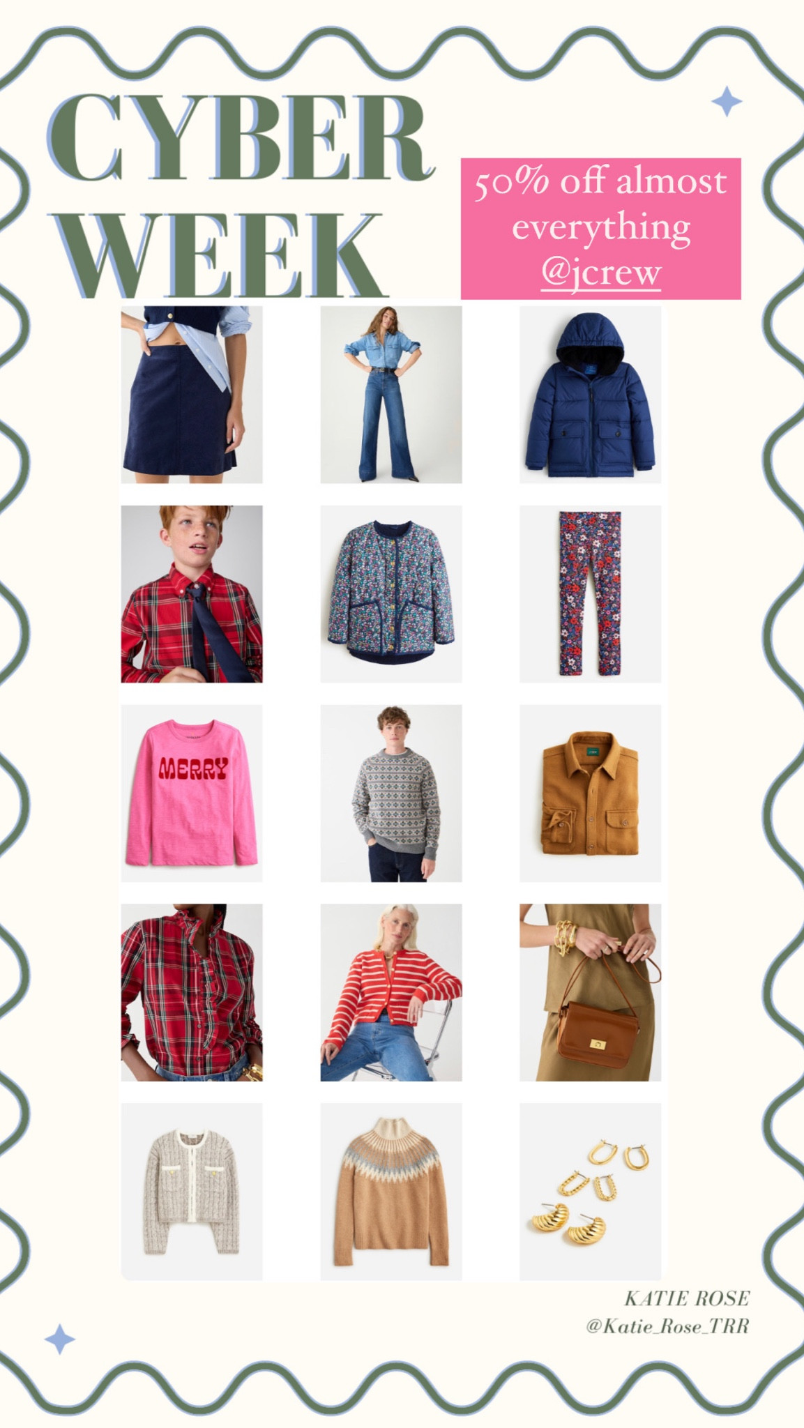 Jcrew cyber week 

#LTKHoliday #LTKCyberWeek #LTKsalealert