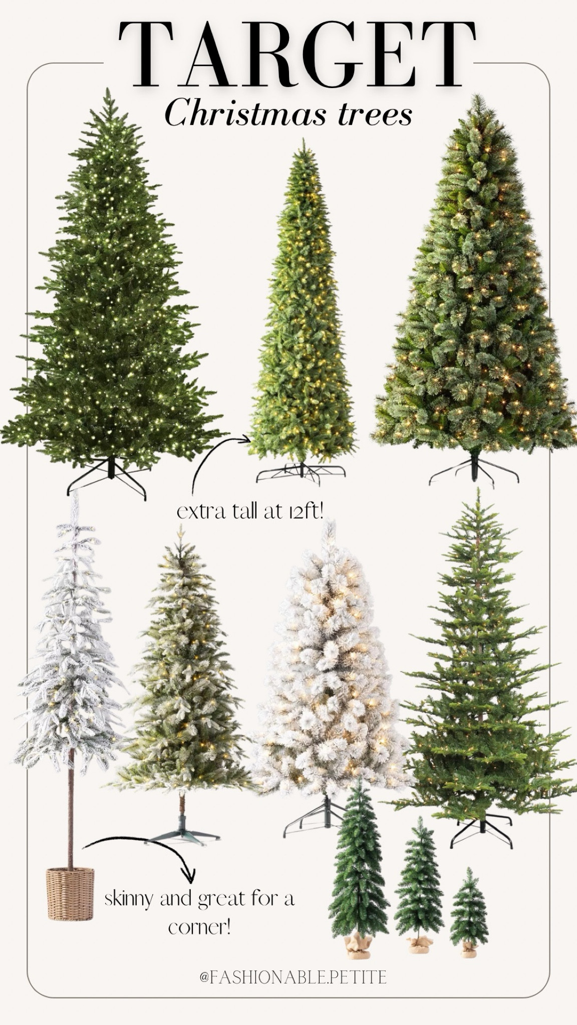 Christmas trees in different styles and heights! There’s a Christmas tree that fits well in every space.

Christmas tree. Artificial tree. Christmas decor. Holiday decor. Flocked tree. 

#LTKHoliday #LTKSeasonal