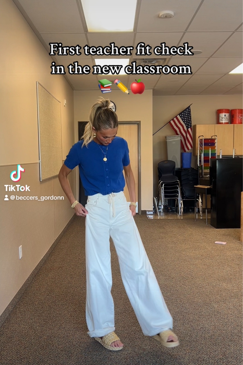 Teacher fit check!  Jeans size 26!

#LTKStyleTip #LTKWorkwear #LTKBeauty