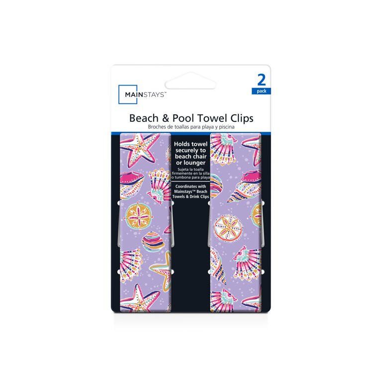 Mainstays Seashell Beach Towel Clip | Walmart (US)