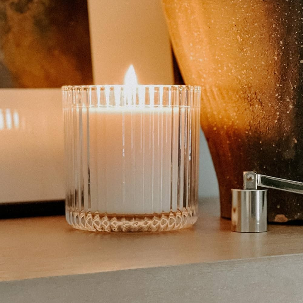 Sweet Water Decor Cashmere and Vanilla Soy Candle - Cashmere, Bourbon Vanilla, Musk, and Sandalwo... | Amazon (US)