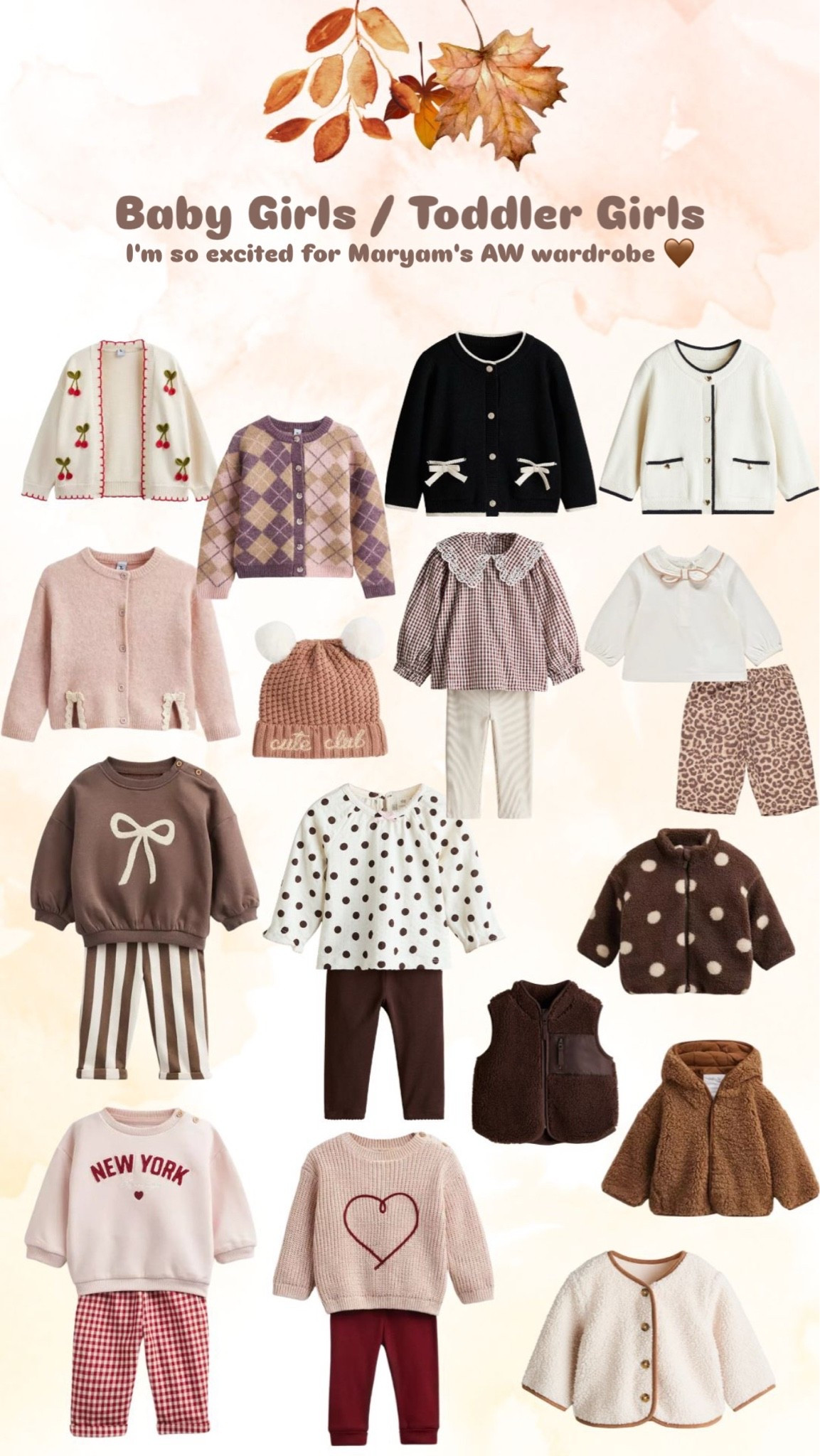 baby and toddler girls AW wardrobe

#LTKbaby #LTKautumn #LTKkids