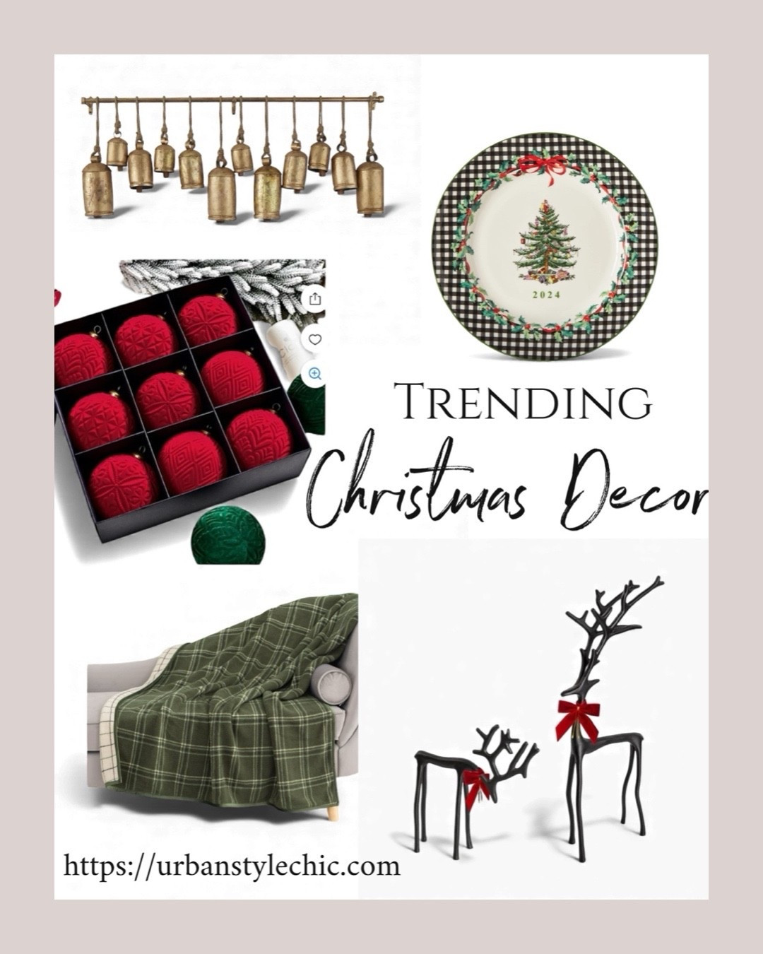 Holiday vibes = activated ✨
Sharing the most-wanted Christmas décor on LTK—the pieces that make your home feel instantly festive. Tap to shop my exact holiday setup! #LTKFinds #HolidayHome

Follow me on IG @urbanstyle_chic

#LTKHoliday #LTKHome #LTKSeasonal