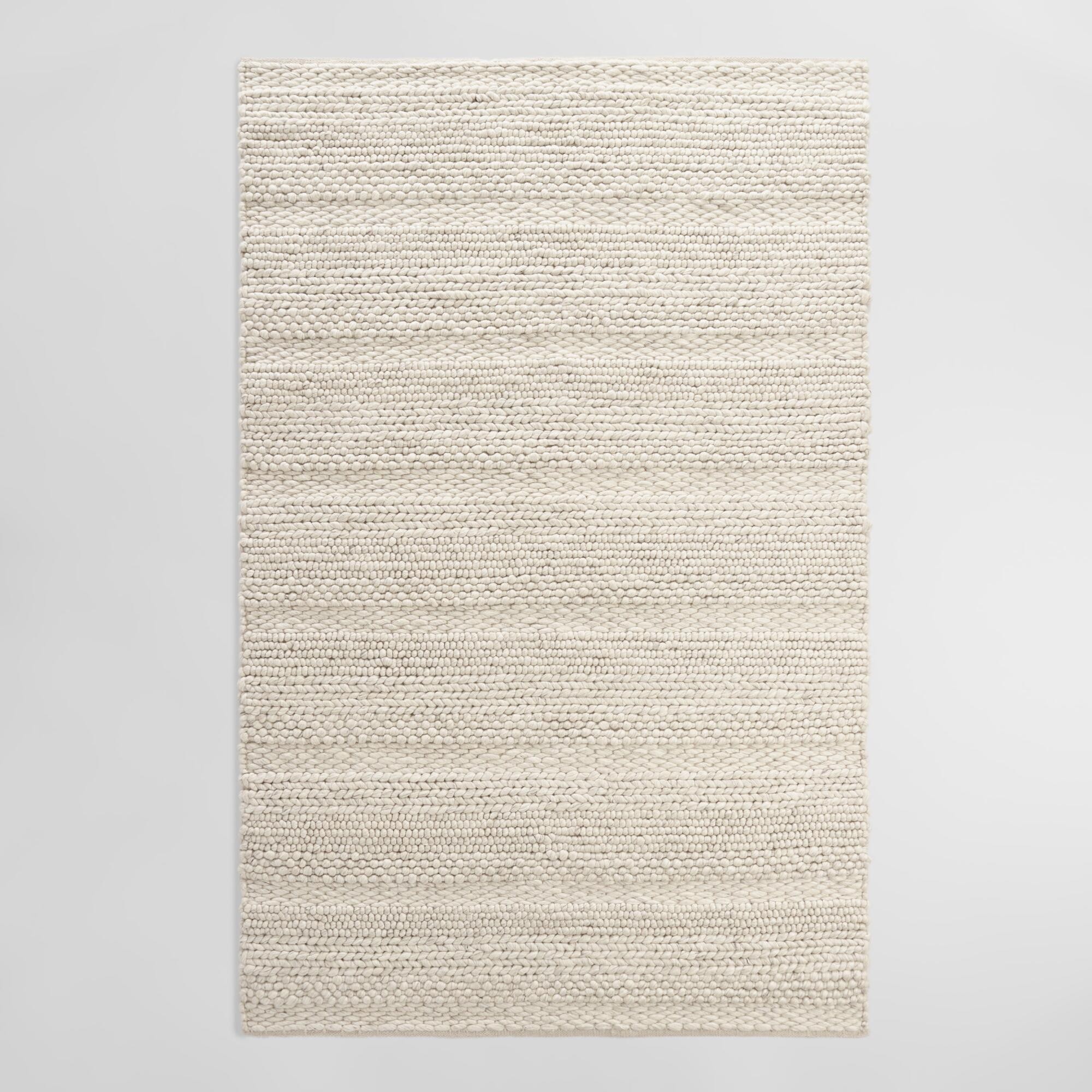 Chunky Sweater Wool Allegra Area Rug | World Market