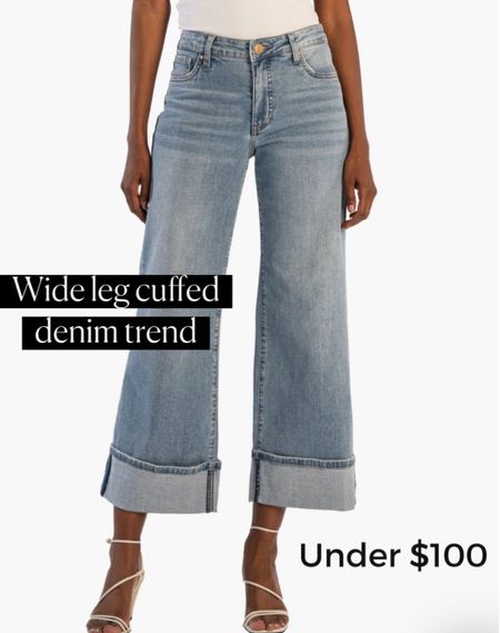 Wide leg jeans
Jeans 

Vacation outfit
Date night outfit
Spring outfit
#Itkseasonal
#Itkover40
#Itku

#LTKFindsUnder100
