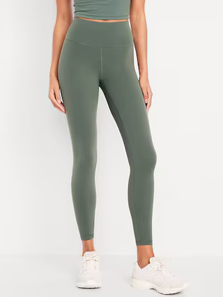 High-Waisted StudioSmooth 7/8 Leggings | Old Navy (US)