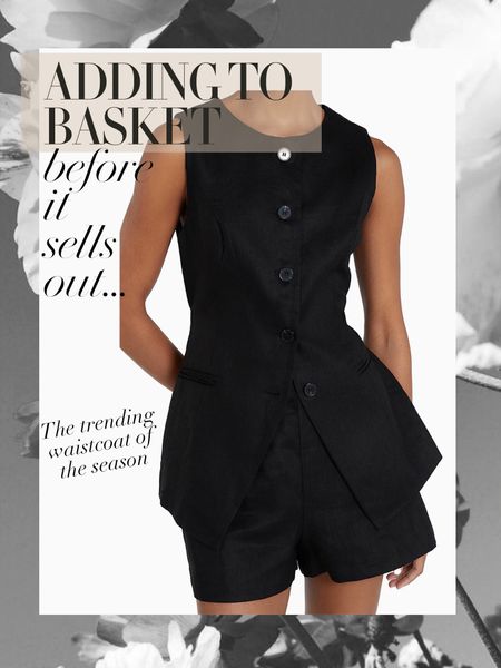 The long waistcoat is such a trending item this season, this one from Dissh is a great investment piece for your staple wardrobe too 🖤🖤
I have also linked to some cheaper ones if you want to spend less ⚜️⚜️
Vest trend | Summer outfits | Spring tailoring | Workwear | Linen outfit ideas 

#LTKstyletip #LTKworkwear #LTKsummer