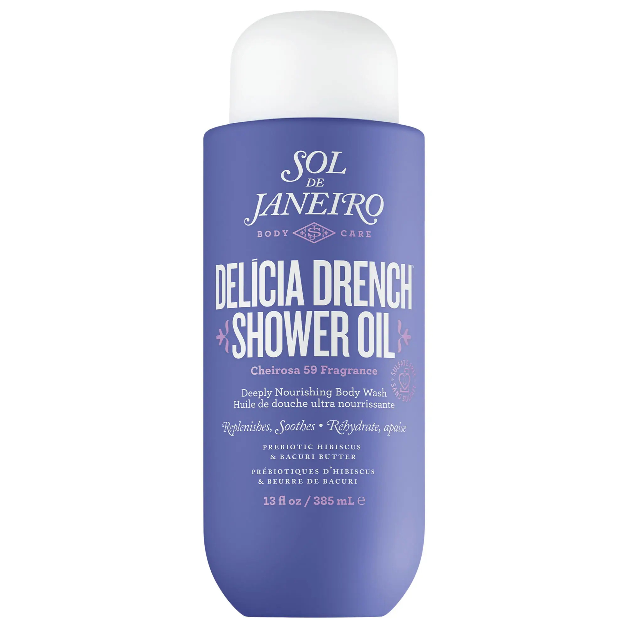 Sol de Janeiro Delícia Drench Moisturizing Shower Oil for Dry Skin 13 oz / 385 ml | Sephora (US)