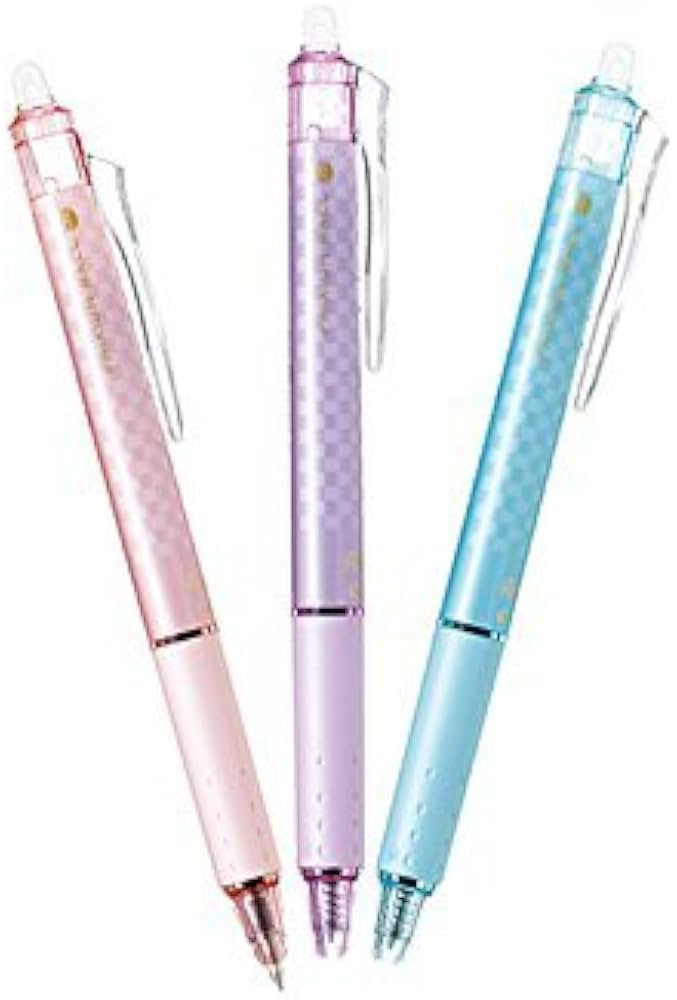 Pilot Frixion Knock Ball Retractable Erasable Gel Ink Pen, Design Series Chequered Pattern, Black... | Amazon (US)