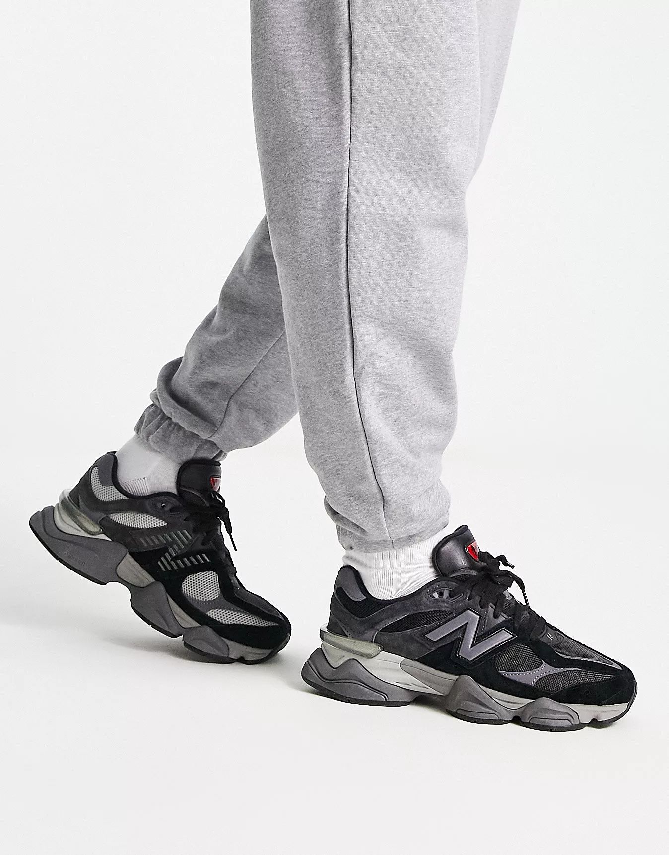 New Balance 9060 trainers in black and dark grey | ASOS (Global)
