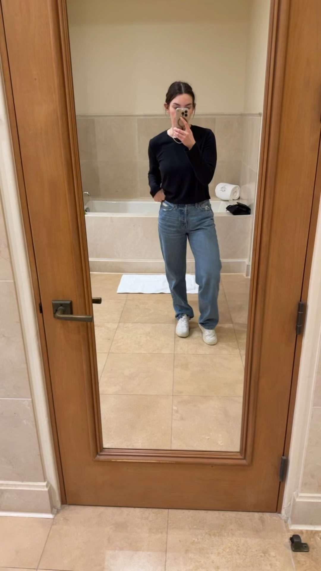 the target jeans i love are on sale for $28! they are so cute and comfy and make your butt look 🔥. run TTS, size down if between sizes!

#targetstyle

#LTKMostLoved #LTKSaleAlert #LTKStyleTip