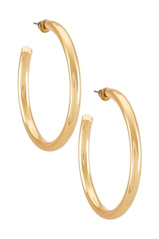 Pauline Hoop in Gold | Revolve Clothing (Global)