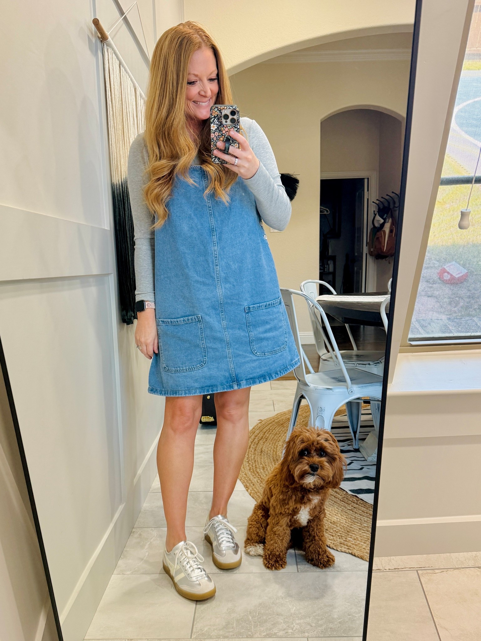 The cutest little jean jumper! I'm wearing my normal size M in this denim dress & im 5'5"

Dress & shirt are both from Amazon! Also linking the self tanner I love 🖤

#LTKOver40