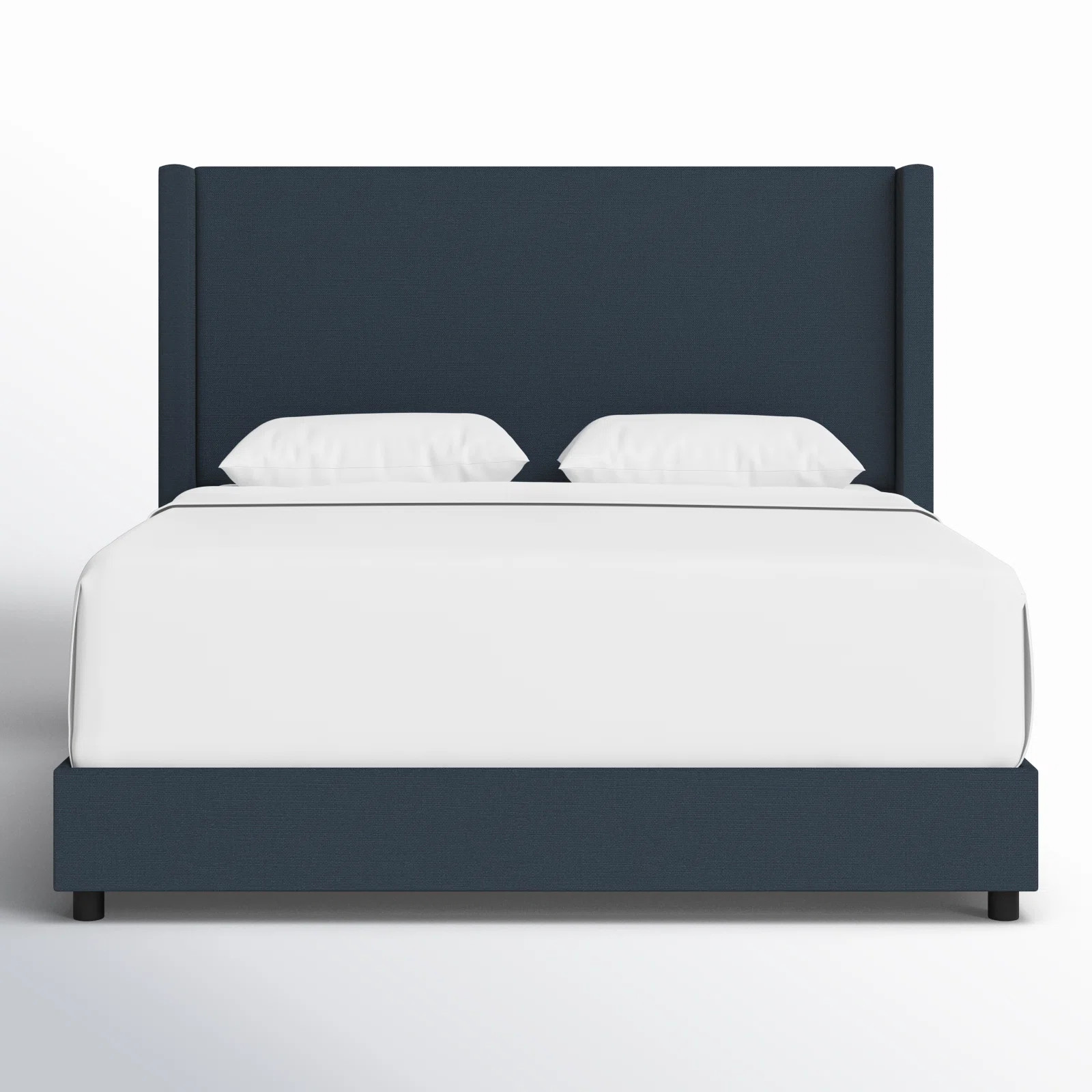 Hanson Upholstered Wingback Bed | Birch Lane