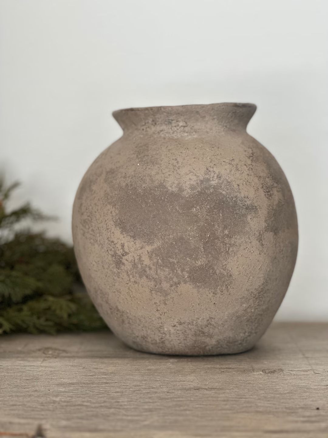 Handcrafted Aged Vessel, Vintage Vase, Antiqued Finishes, Sustainable Home Decor - Etsy | Etsy (US)