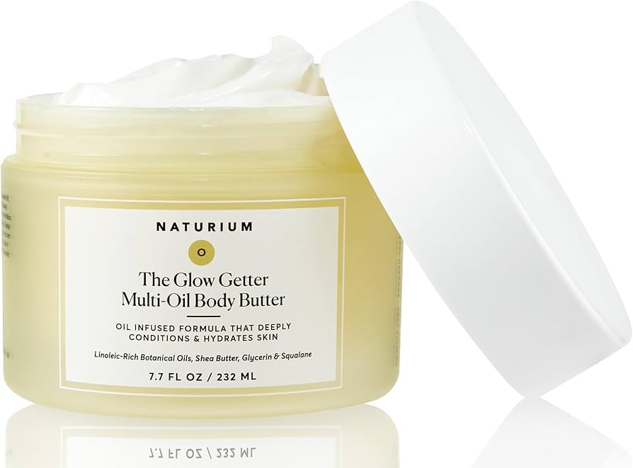 Naturium The Glow Getter Whipped Multi-Oil Body Butter, Firming Cream & Body Moisturizer with She... | Amazon (US)