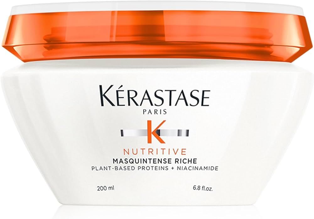KERASTASE Nutritive Masquintense Riche Hair Mask | Deeply Nourishes & Conditions | With Plant-Bas... | Amazon (US)