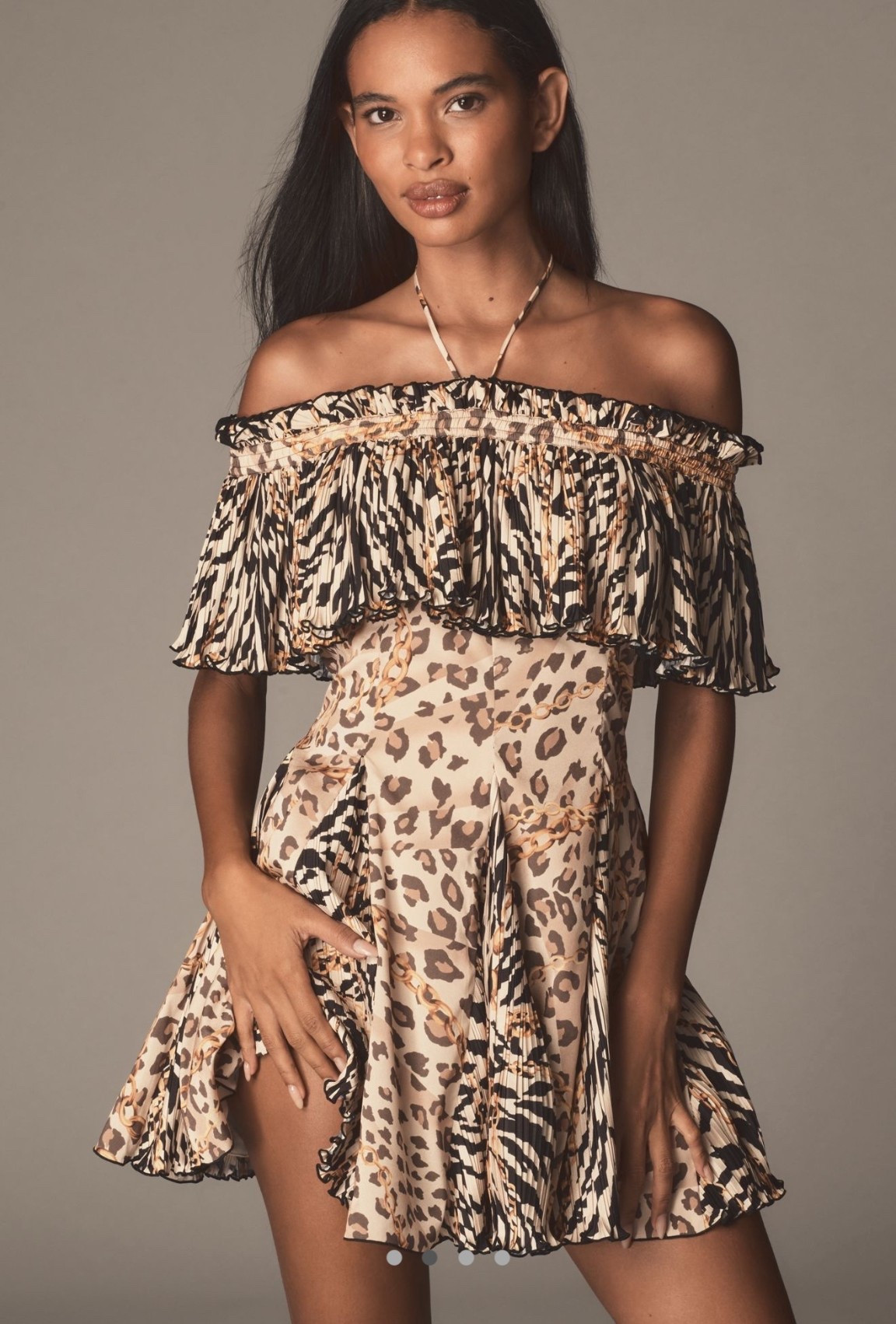 Ronny Kobo Esmi Off-The-Shoulder Mini Dress in Neutral Pattern. One XS left at Anthro and it’s on major sale! 

#LTKSaleAlert #LTKStyleTip #LTKSeasonal