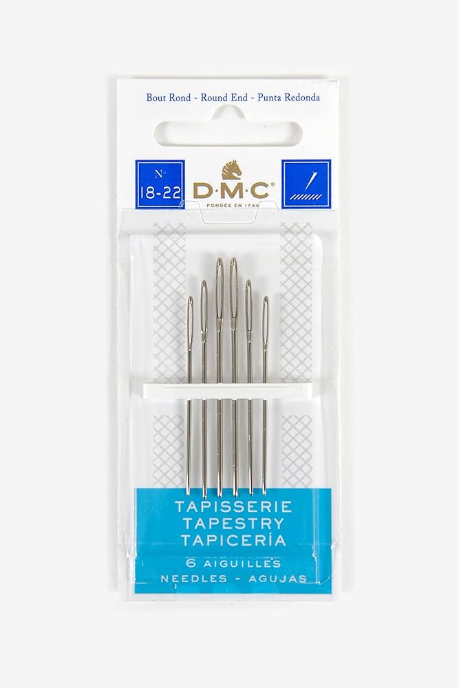 DMC 1767-18/22 Tapestry Hand Needles, 6-Pack, Size 18/22 | Amazon (US)