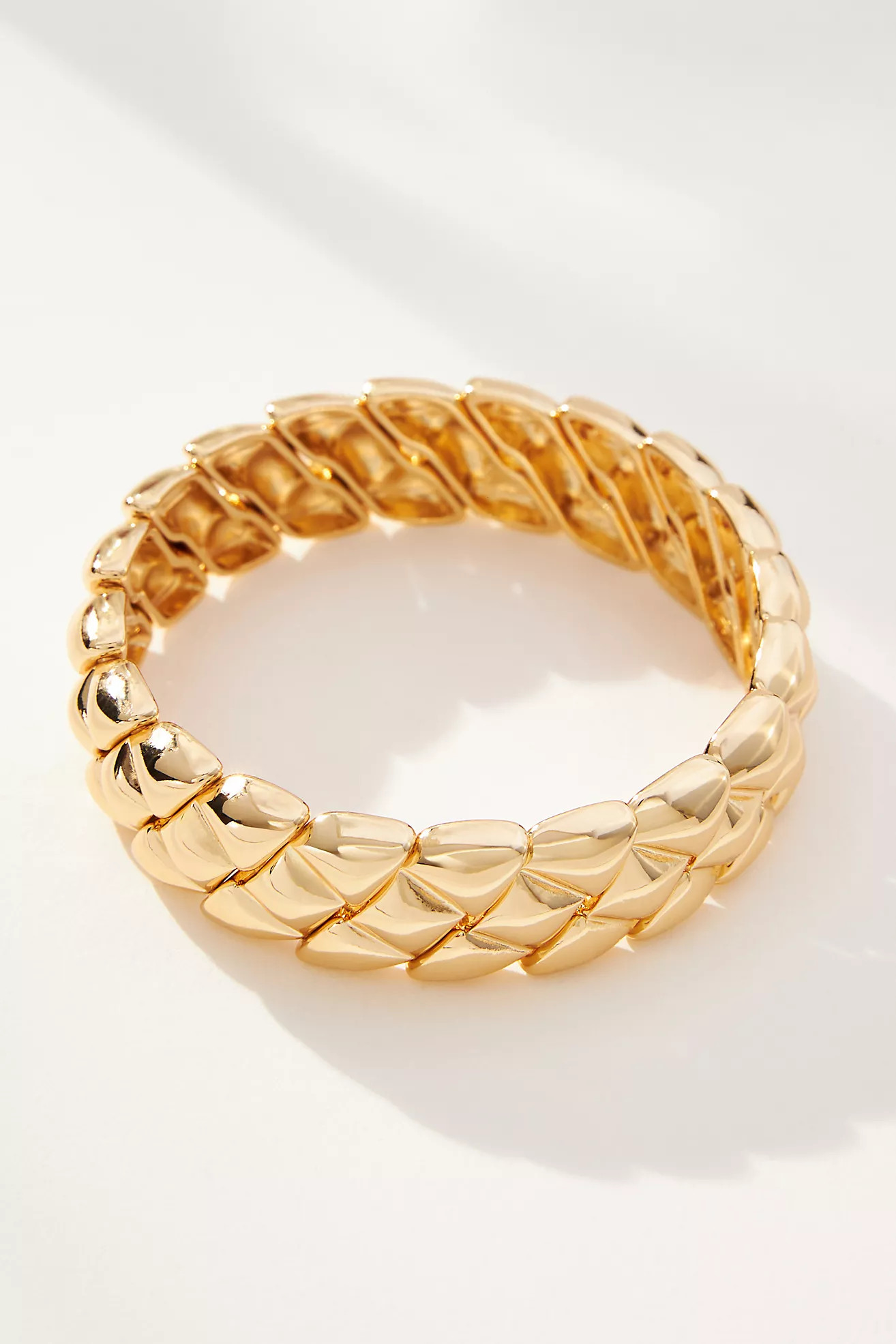 Molten Metal Stretch Bracelet | Anthropologie (US)