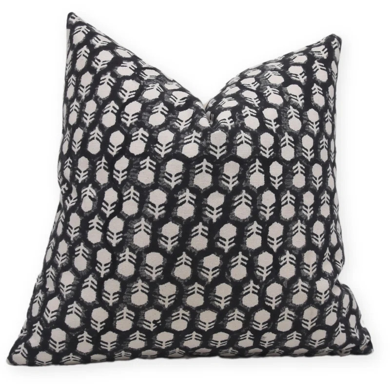 Floral Cotton Indoor/Outdoor Pillow Cover | Wayfair North America