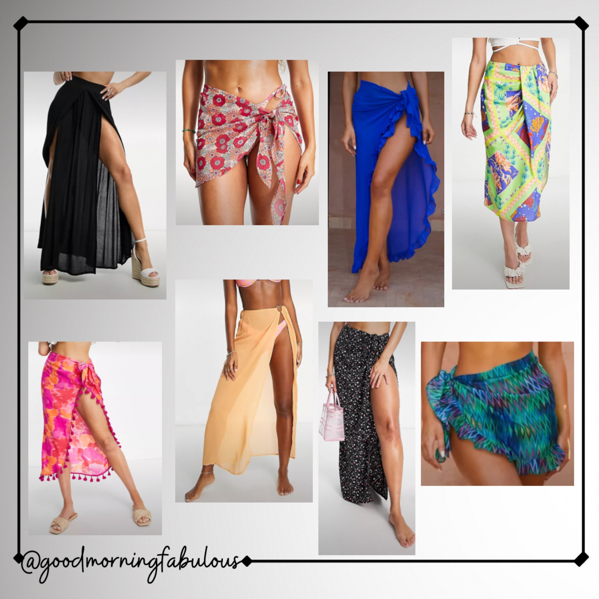 ASOS Sarongs. Beach cover ups. Swim. Pool. 

#LTKswim #LTKunder100 #LTKSeasonal