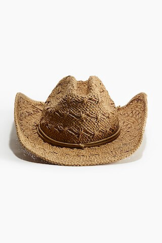 H & M - Straw cowboy hat - Beige | H&M (UK, MY, IN, SG, PH, TW, HK)