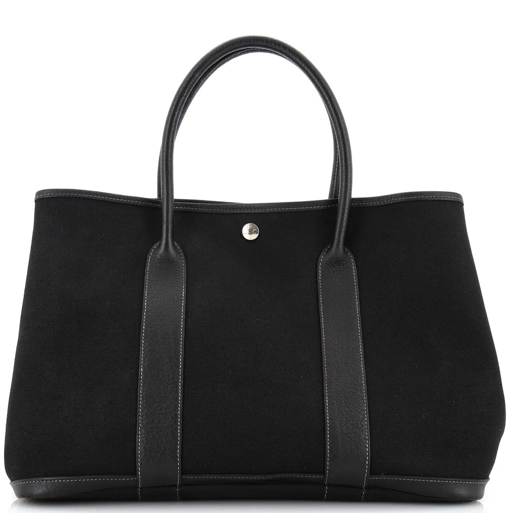 Garden Party Tote Toile and Leather 36 | Rebag