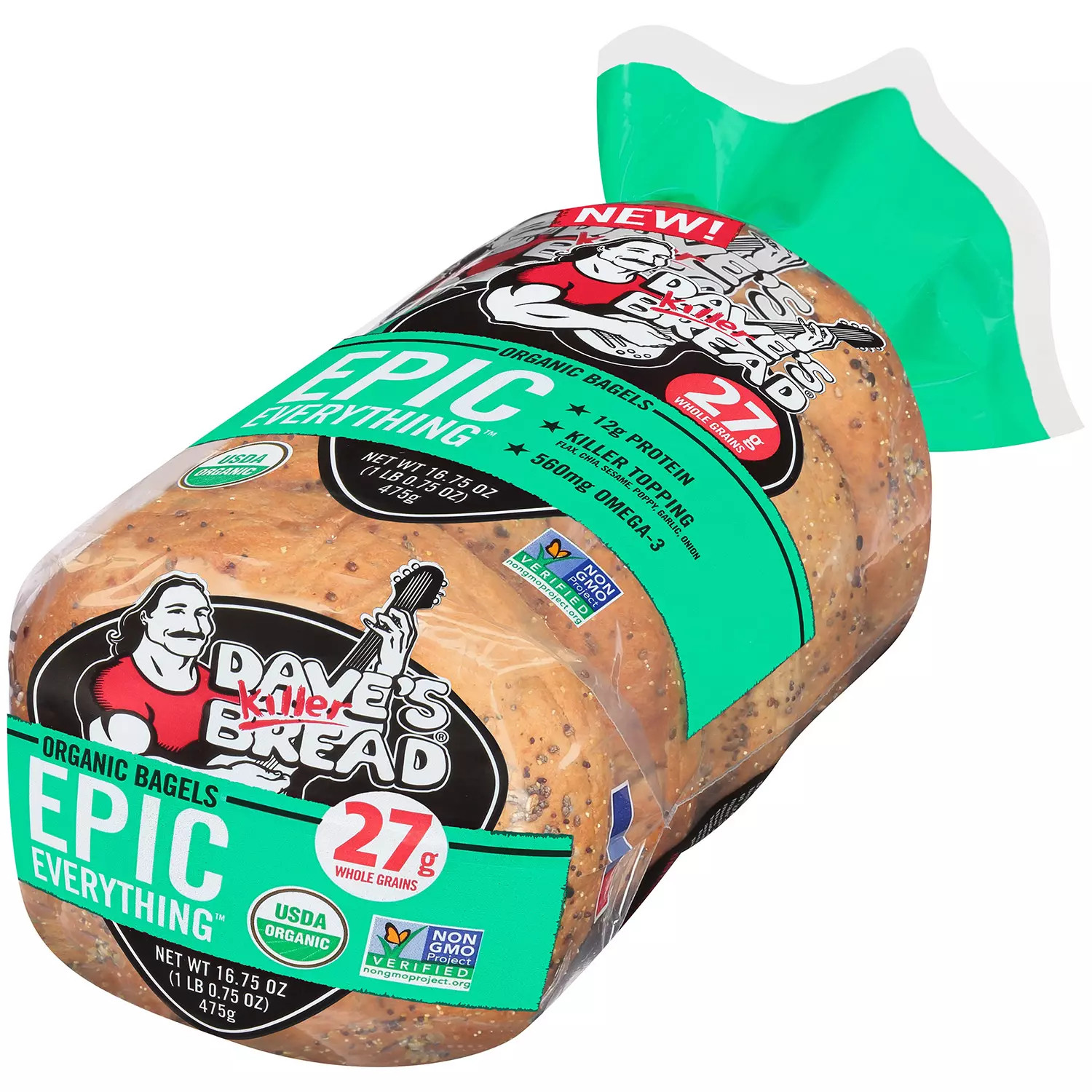 Dave's Killer Bread Epic Everything Bagels (5 ct.) | Sam's Club