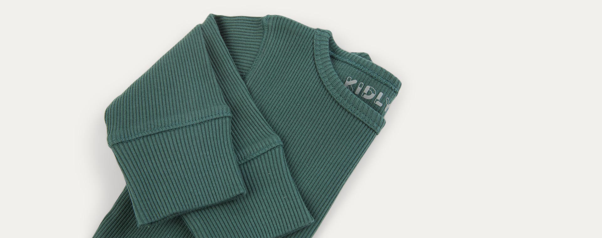 Organic Ribbed Tee | KIDLY