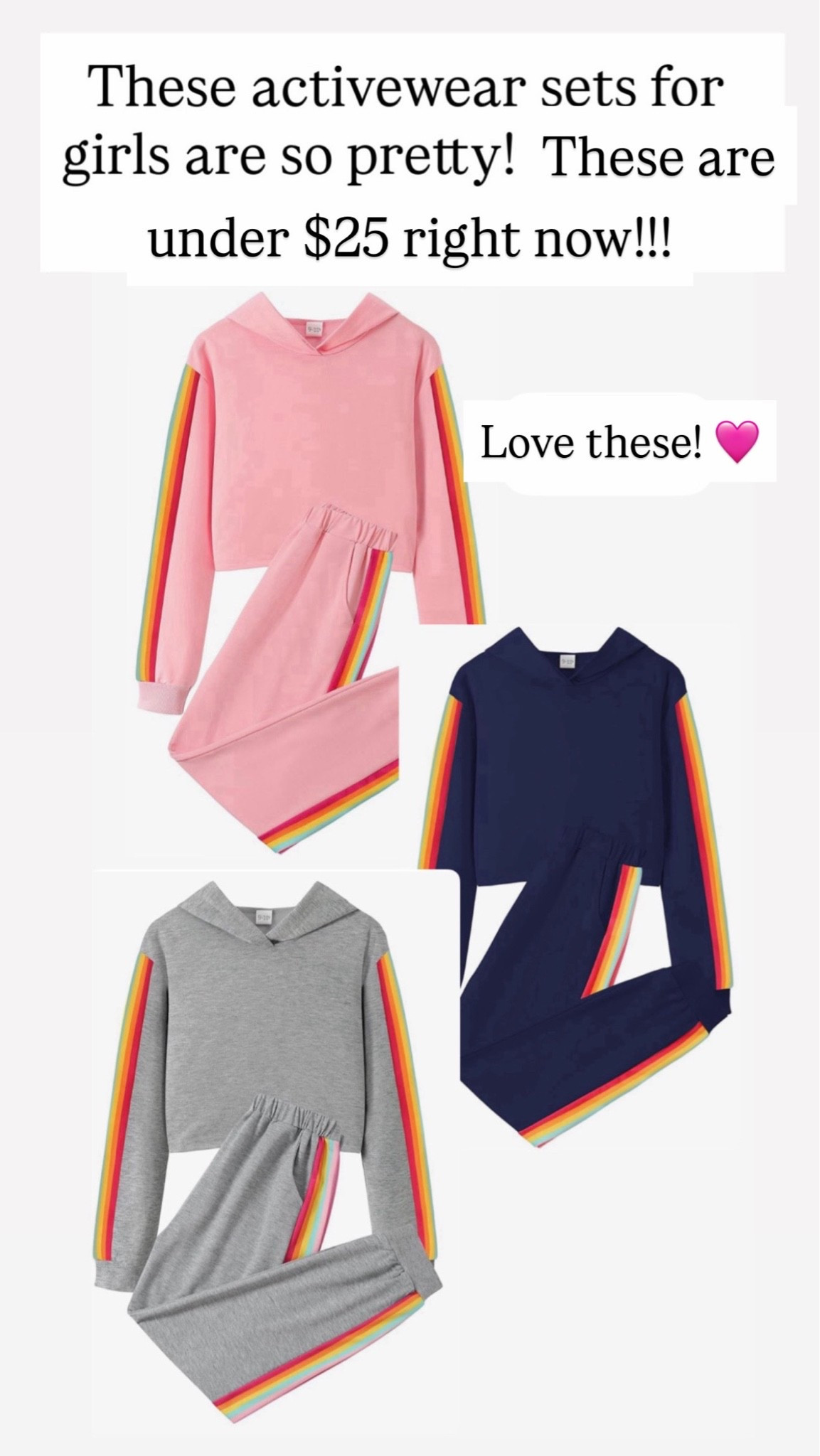 I love these sets for girls! My daughter has this in navy and in gray and they’re so good!

#LTKKids