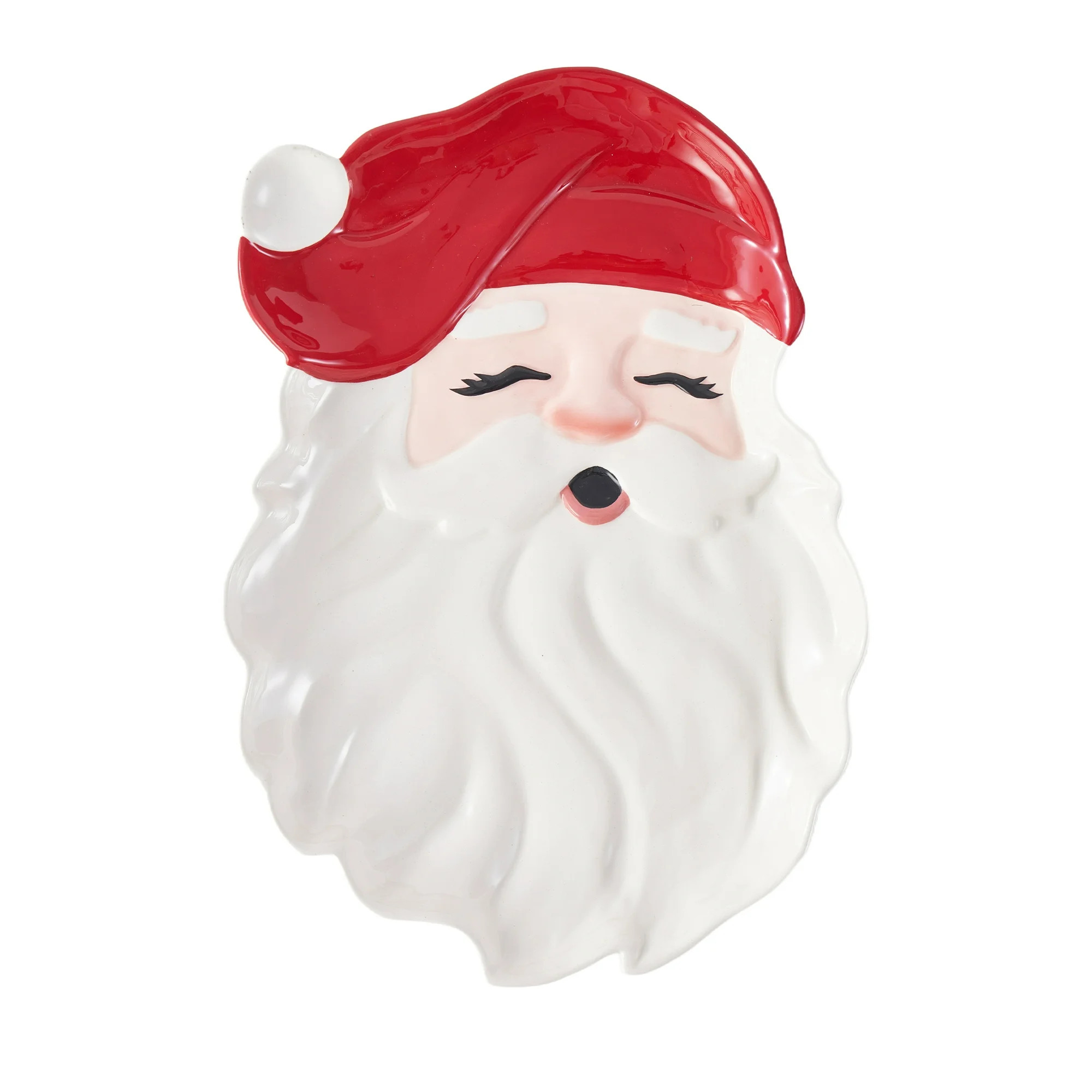 Holiday Time Ceramics Santa Tray | Walmart (US)