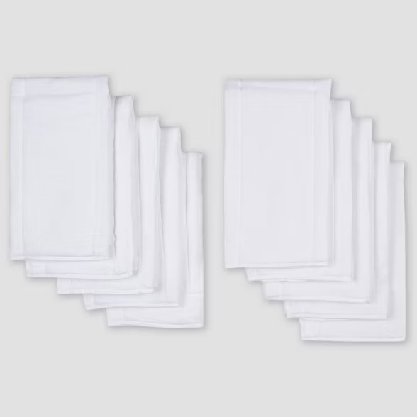 Gerber Baby 10pk Prefold Gauze Reusable Diaper - White | Target