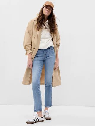 Mid Rise Split-Hem Vintage Slim Jeans with Washwell | Gap (CA)