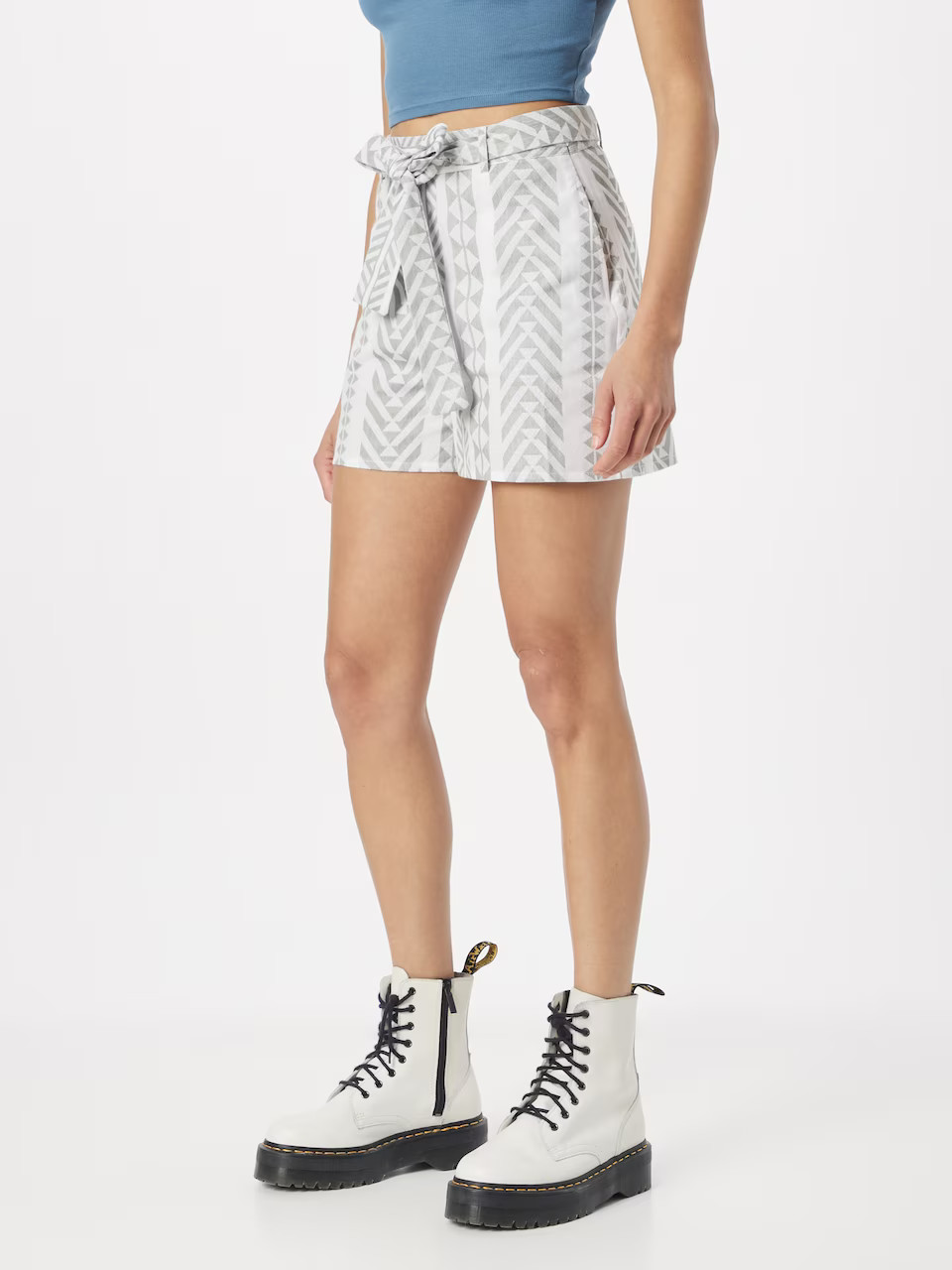 ABOUT YOU Regular Broek 'Tilda' in Pastelgroen, Wit | ABOUT YOU NL